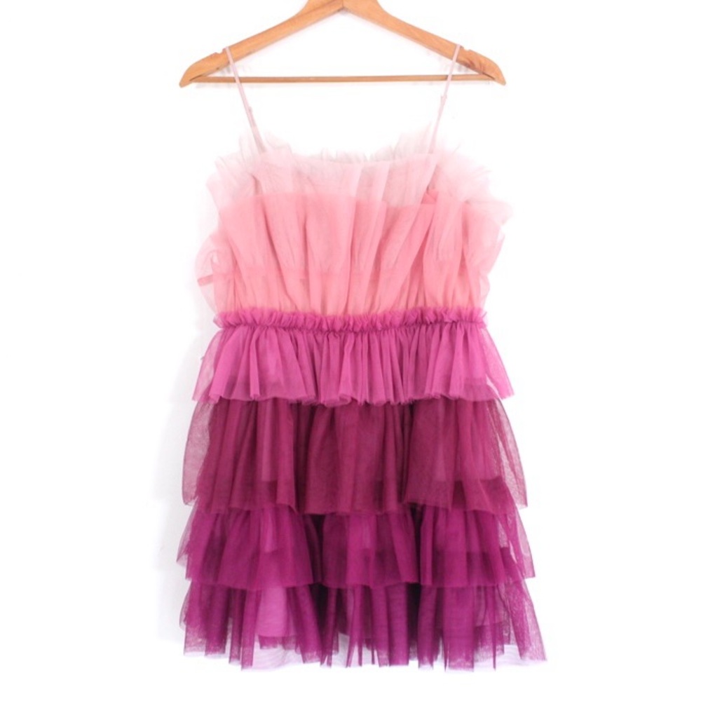 Storia Ombre Tiered Tulle Mini Dress